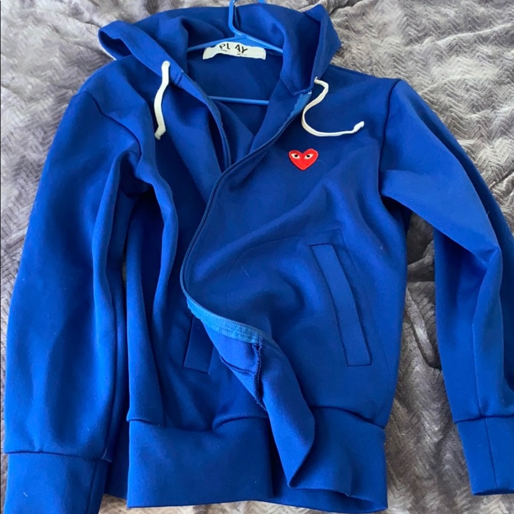 Blue Comme De Garçons Hoodie